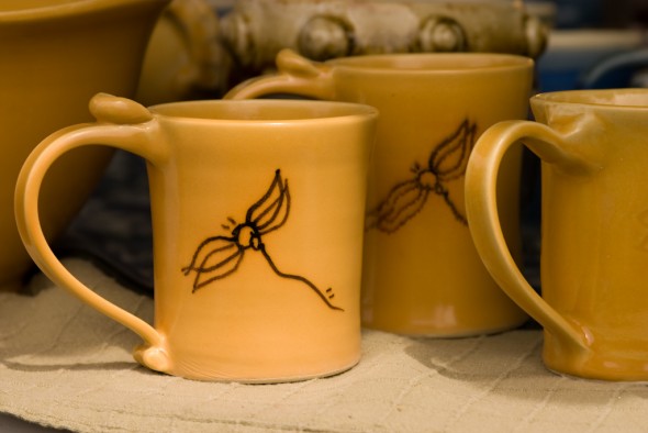 Handmade pottery piece