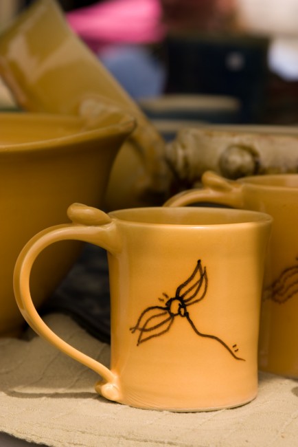 Handmade pottery piece