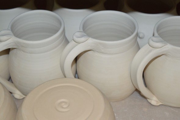 Handmade pottery piece