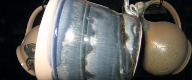 Colorful handmade ceramics